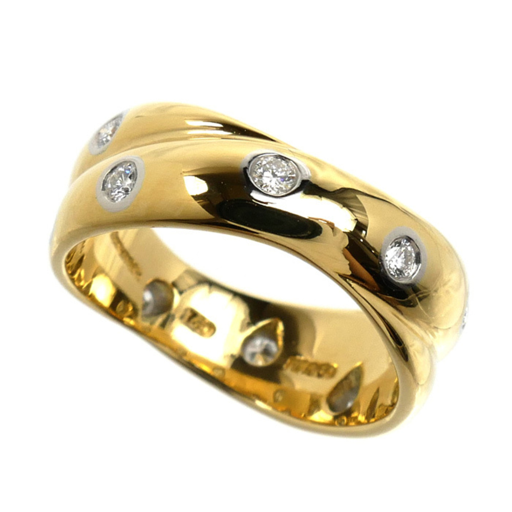 TIFFANY 18k Gold Diamond Ring